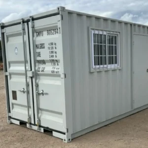 9ft Container Office complete with window and side door