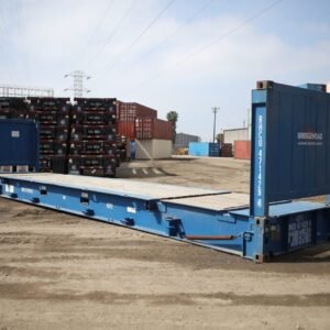 40-foot Flat Rack Shipping Container – Cargo-worthy