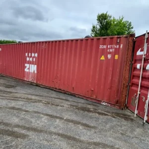 45ft Steel Shipping Containers Red